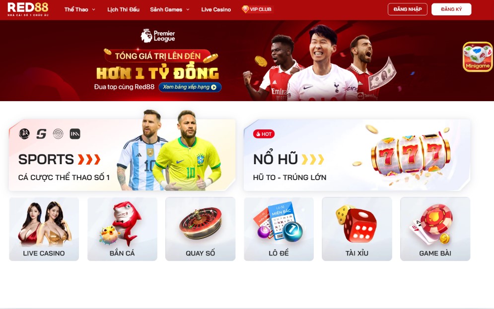 Nhà cái RED88 đã trở thành thương hiệu uy tín trong lòng các anh em yêu cá cược online